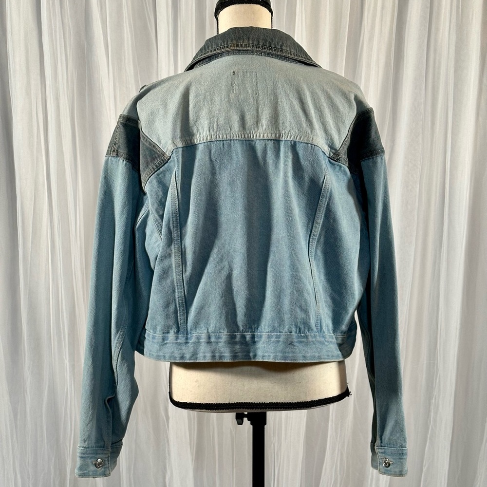 Patchwork Denim Jacket - image 2
